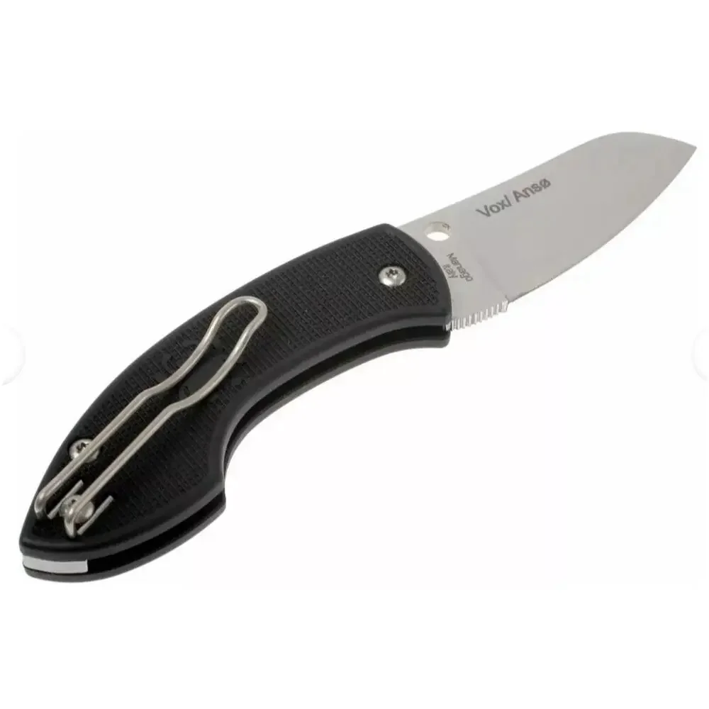 Spyderco C163PBK Pingo Folding Knife N690Co Voxnaes Anso Italy